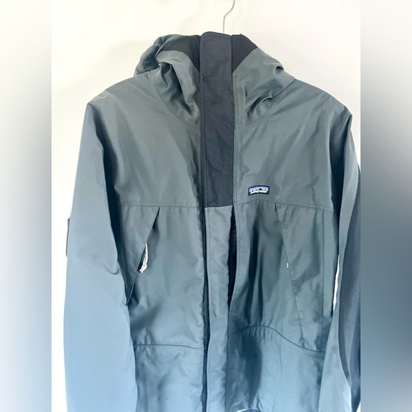 Patagonia Vintage 90s Stretch Triolet Jacket Gray Nylon Waterproof Size Small - Picture 4 of 15